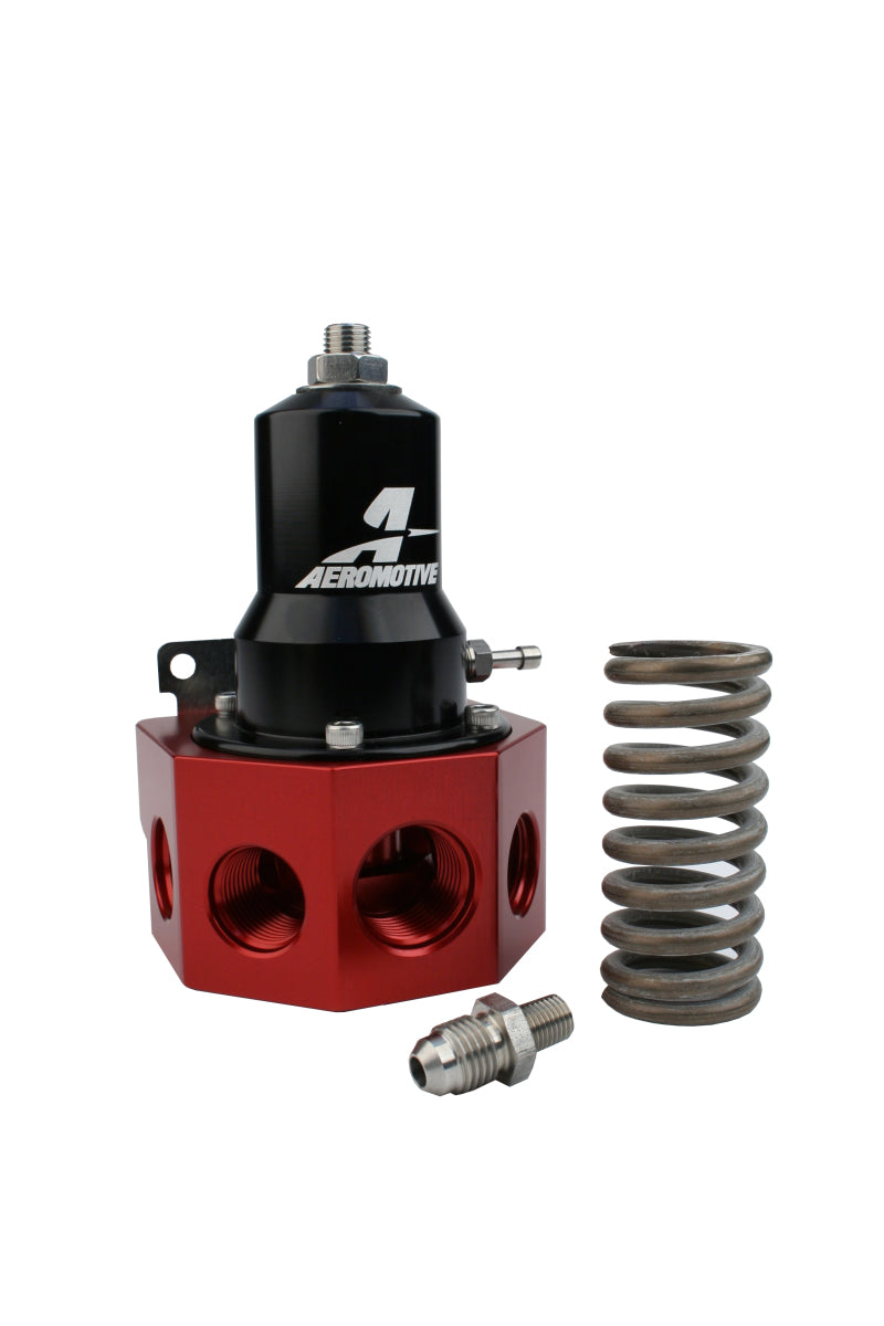 Load image into Gallery viewer, Aeromotive EFI Regulator Belt Drive, 30-120 psi, .500 Valve, 4x AN-08 &amp; AN-10
