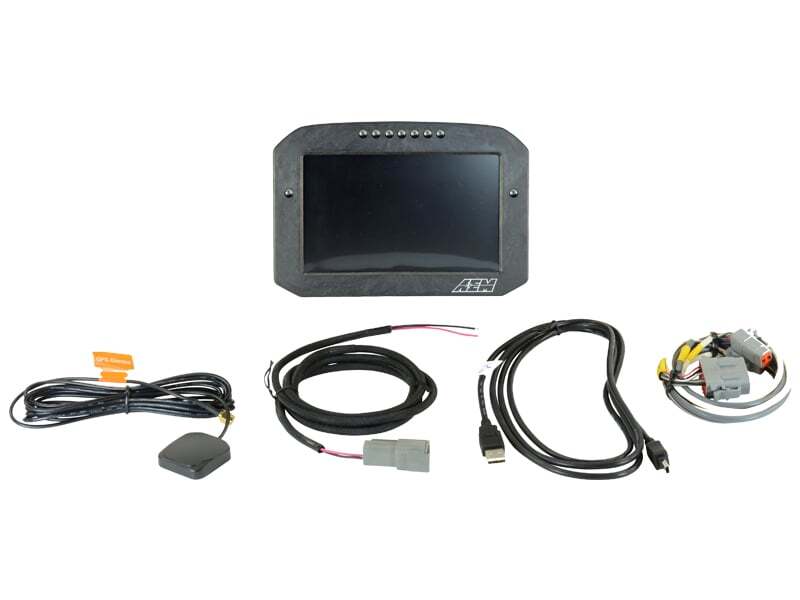 Load image into Gallery viewer, AEM CD-7G Carbon Flush Digital Dash Display w/ Internal 20Hz GPS &amp; Antenna 30-5702F
