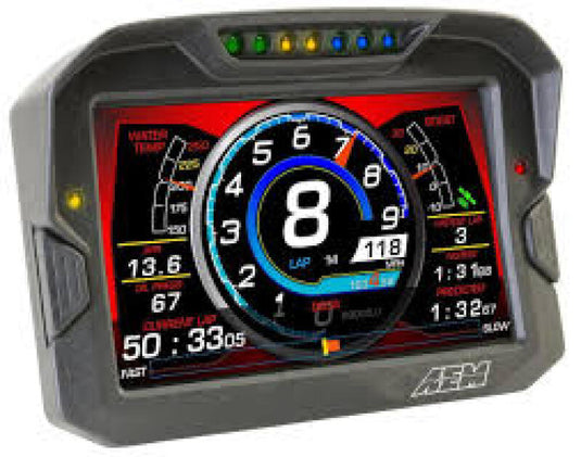 AEM Electronics Digital Dash, CD-7L, Carbon Housing, Data Logging, CAN Bus, Kit