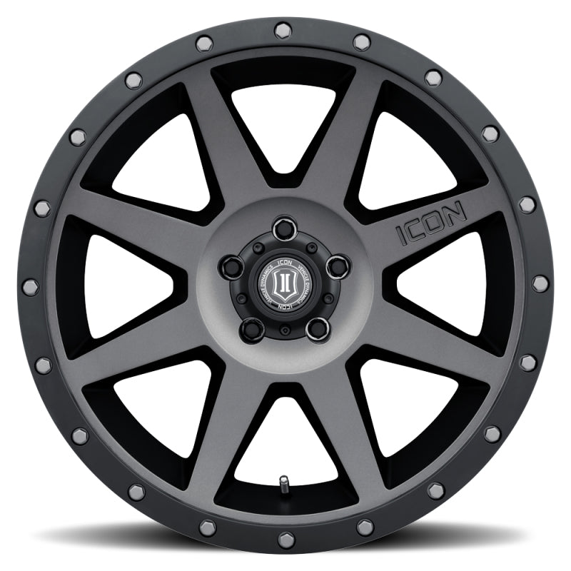 Load image into Gallery viewer, ICON Rebound 20x9 6x5.5 0mm Offset 5in BS Titanium Wheel
