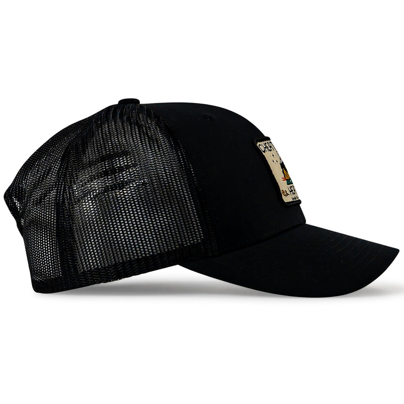 Load image into Gallery viewer, Cheaters Get Heaters Western Cowboy Patch SnapBack
