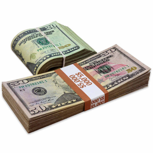 $7,000 ✔️RealAged™ Full Print New Series Stack & Band Pack