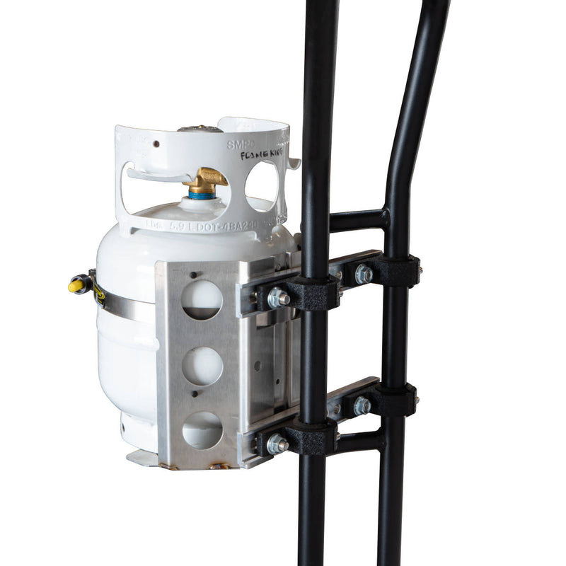 Load image into Gallery viewer, Ladder Cross-Bar Mount for Propane and CO2 Power Tanks
