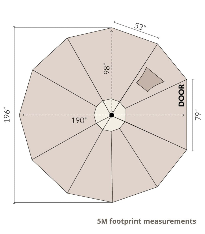 Load image into Gallery viewer, Bell Tent Tarp Footprint | 5M (16.4')
