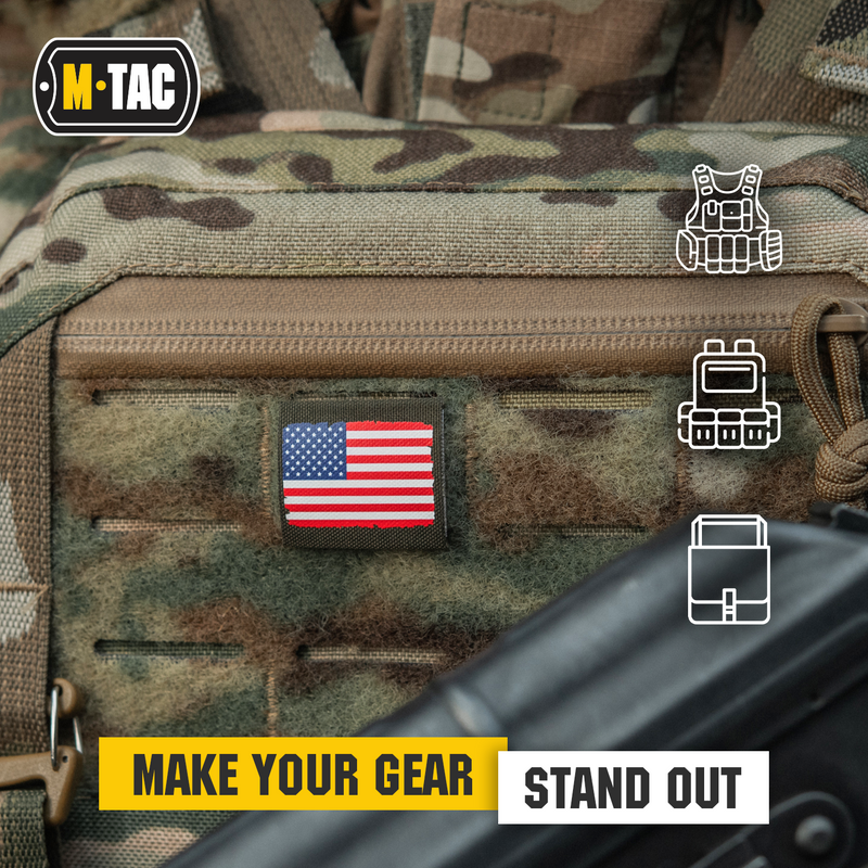 Load image into Gallery viewer, M-Tac Molle Morale Patch USA Flag - Tactical Military Badge
