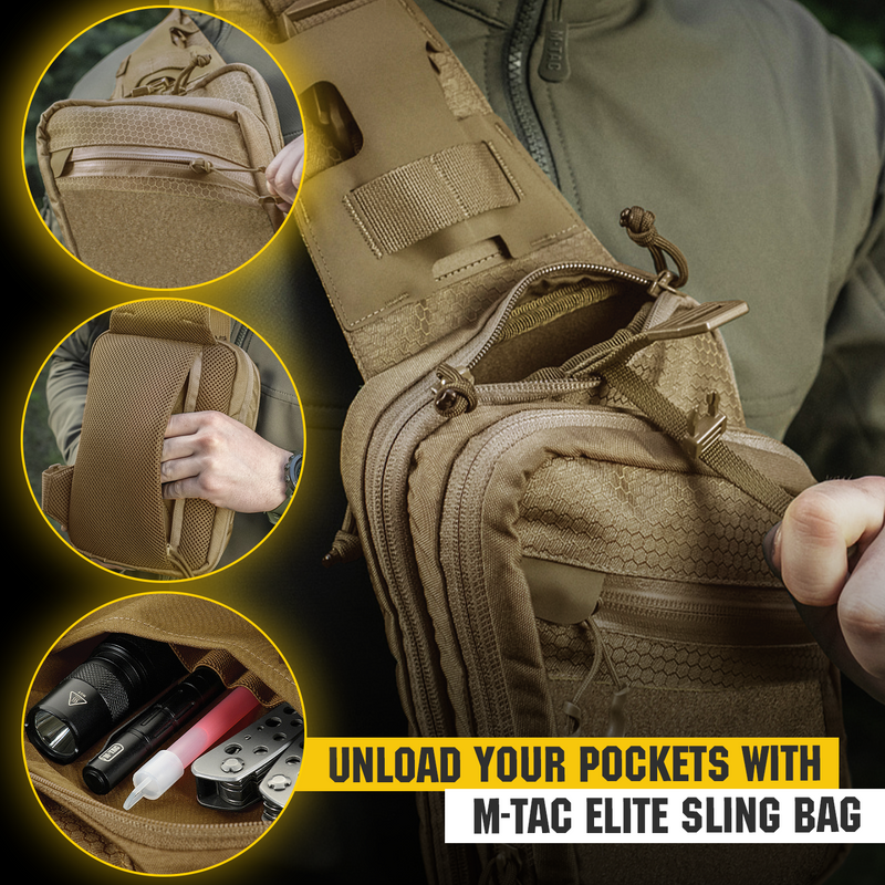 Load image into Gallery viewer, M-Tac Sling Pistol Bag with Loop Panel Elite
