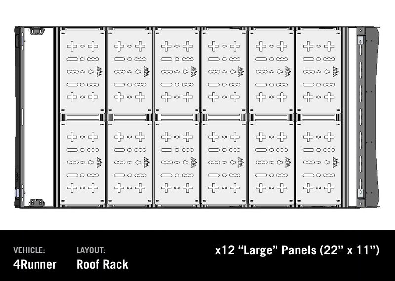 Load image into Gallery viewer, DRIFTR Toyota 5th Gen 4Runner Roof Rack (2010-2024)
