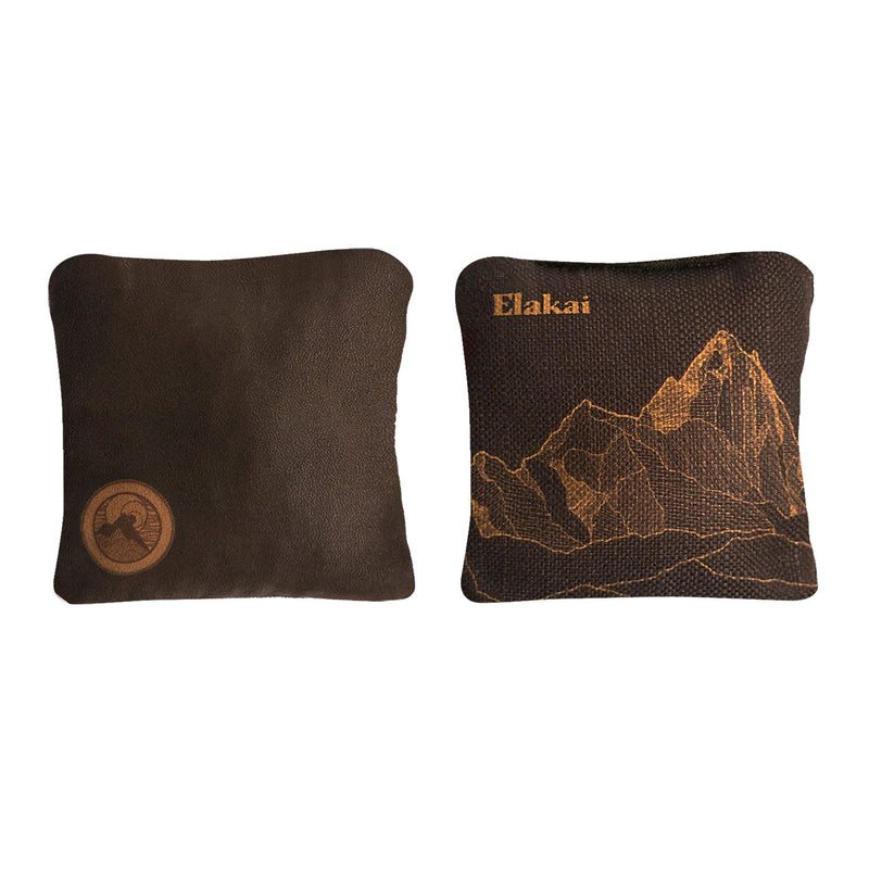 Load image into Gallery viewer, 6-in Dual-Sided Cornhole Bags | Mt. Elakai Design Collection
