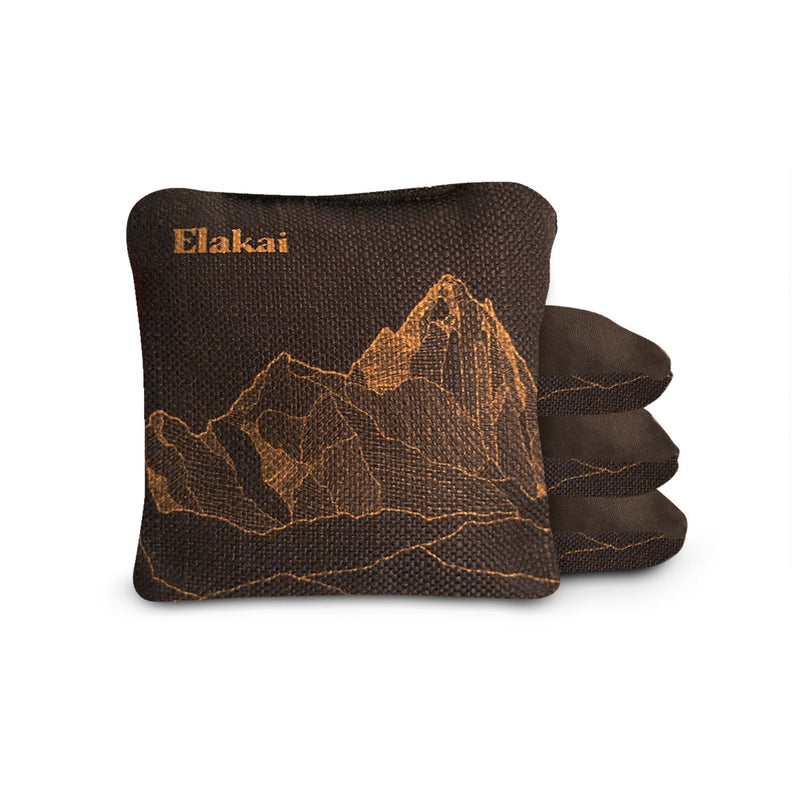 Load image into Gallery viewer, 6-in Dual-Sided Cornhole Bags | Mt. Elakai Design Collection
