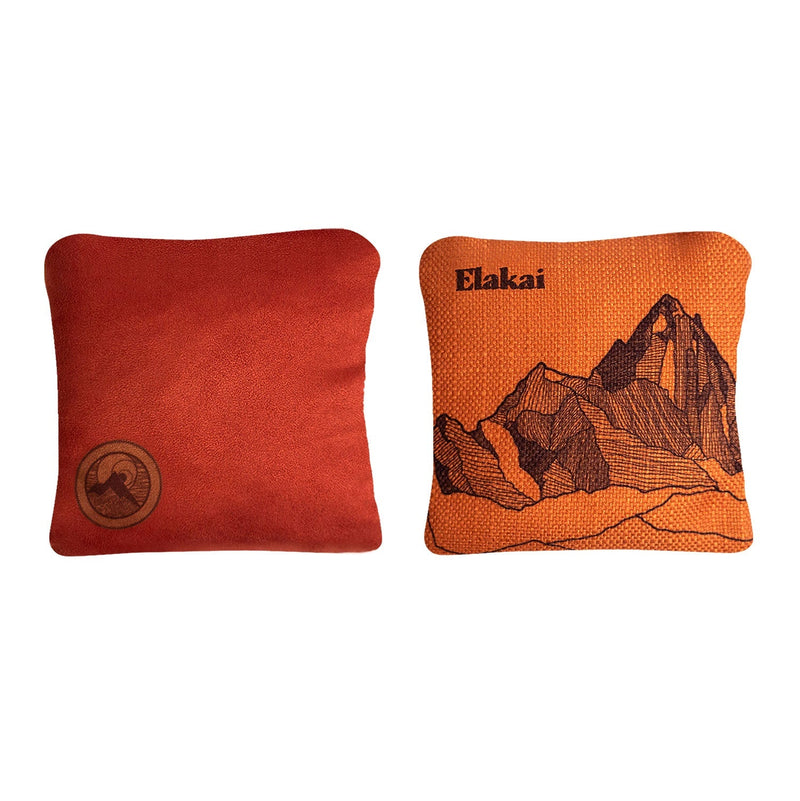 Load image into Gallery viewer, 6-in Dual-Sided Cornhole Bags | Mt. Elakai Design Collection

