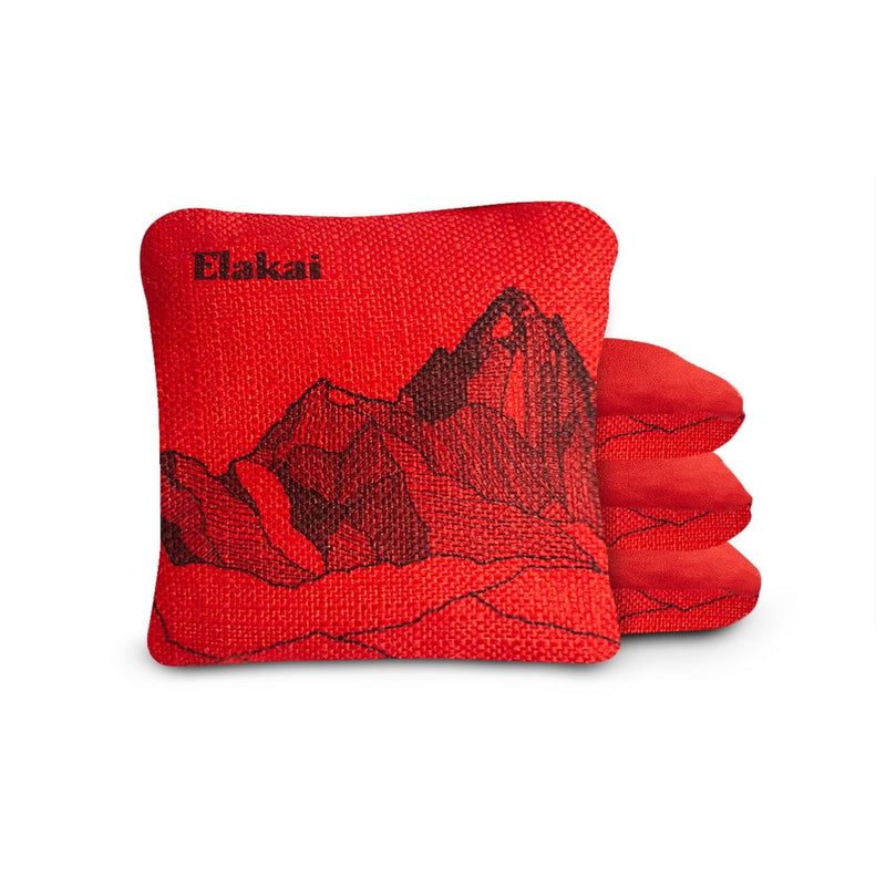 Load image into Gallery viewer, 6-in Dual-Sided Cornhole Bags | Mt. Elakai Design Collection
