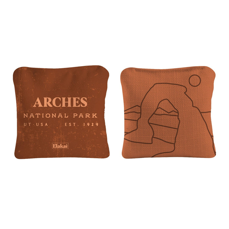 Load image into Gallery viewer, 6-in Dual-Sided Cornhole Bags | National Parks Collection
