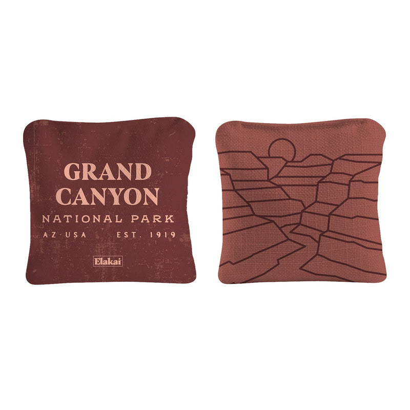 Load image into Gallery viewer, 6-in Dual-Sided Cornhole Bags | National Parks Collection

