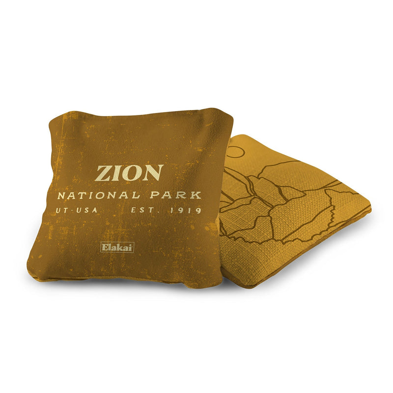 Load image into Gallery viewer, 6-in Dual-Sided Cornhole Bags | National Parks Collection
