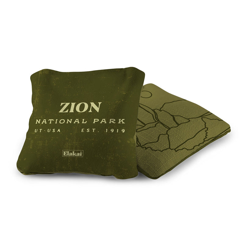 Load image into Gallery viewer, 6-in Dual-Sided Cornhole Bags | National Parks Collection
