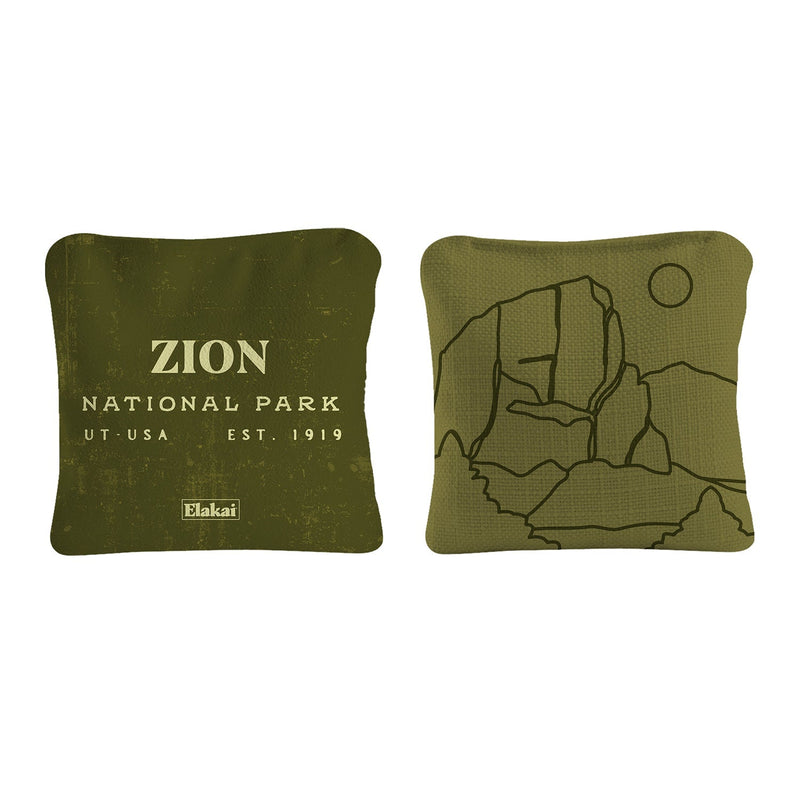 Load image into Gallery viewer, 6-in Dual-Sided Cornhole Bags | National Parks Collection
