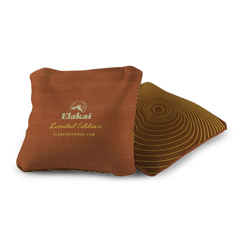 Load image into Gallery viewer, 6-in Dual-Sided Cornhole Bags | Tree Rings Collection

