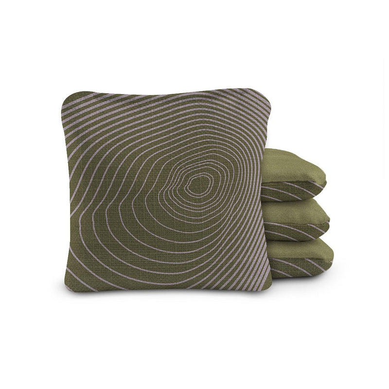 Load image into Gallery viewer, 6-in Dual-Sided Cornhole Bags | Tree Rings Collection
