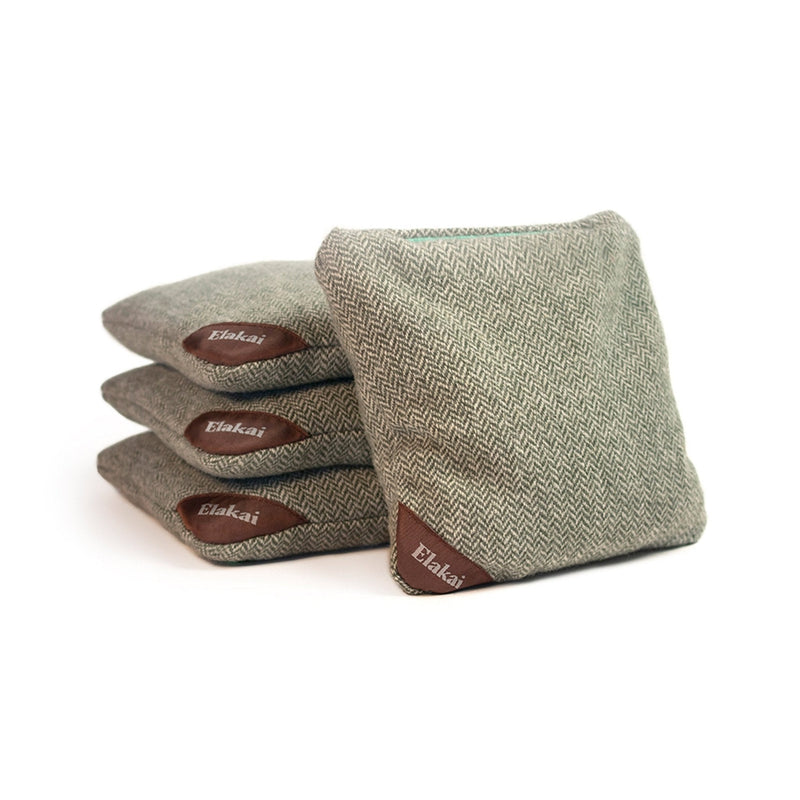Load image into Gallery viewer, 6-in Herringbone Cornhole Bags | Premium All-Weather Collection

