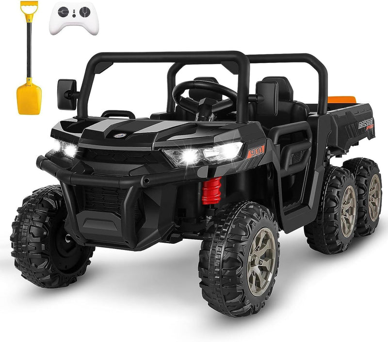 Load image into Gallery viewer, 6-Wheel 24V UTV Ride-On with Dump Bed and 4WD Power

