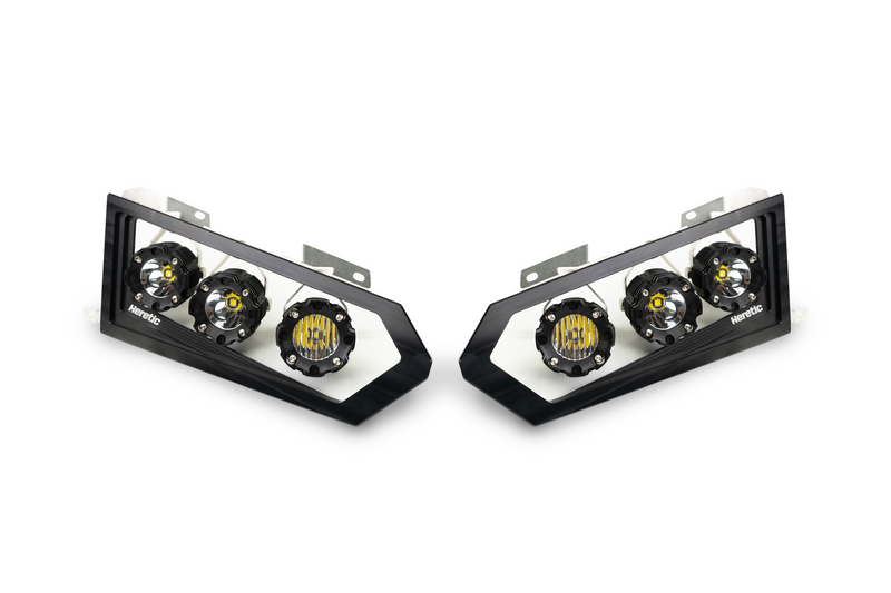 Load image into Gallery viewer, Heretic Studio Polaris Ranger Headlights ('14-'17; '18 Select Models)
