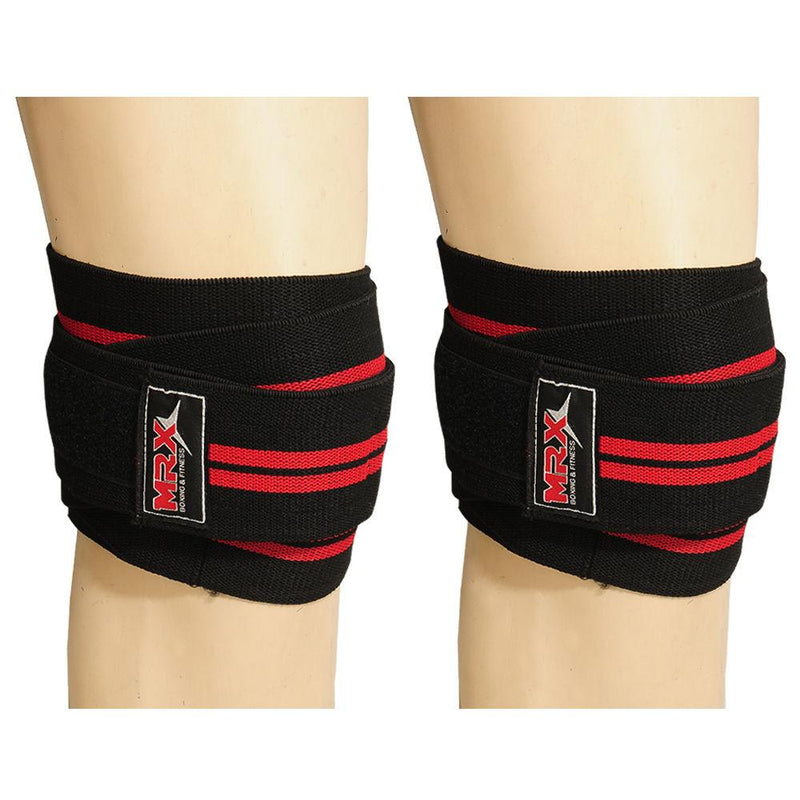 Load image into Gallery viewer, MRX Weight Lifting Knee Wraps Bodybuilding Gym Workout Lifting Wrap
