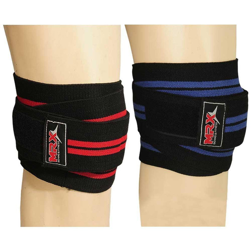 Load image into Gallery viewer, MRX Weight Lifting Knee Wraps Bodybuilding Gym Workout Lifting Wrap
