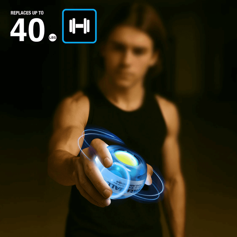 Load image into Gallery viewer, DFX Powerball Blue Gyro Exerciser
