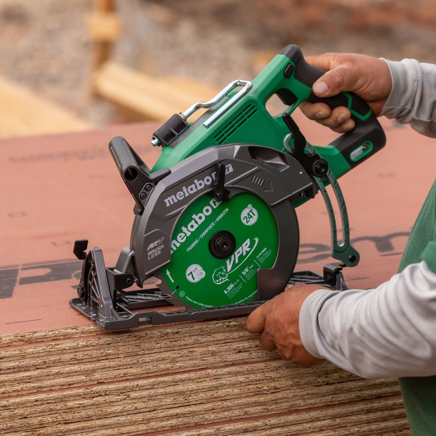 Metabo HPT C3607DWAQ4M 7-1/4 Inch Rear Handle Circular Saw (Bare Tool)