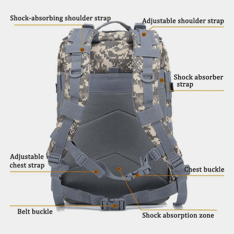 Load image into Gallery viewer, Tactical 45L Molle Rucksack Backpack
