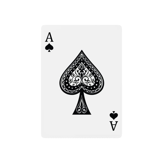 Poker Playing Cards - Custom Deck for Gamers, Perfect Gift for Poker Nights, Card Games, Casino Theme Decor, Household Fun