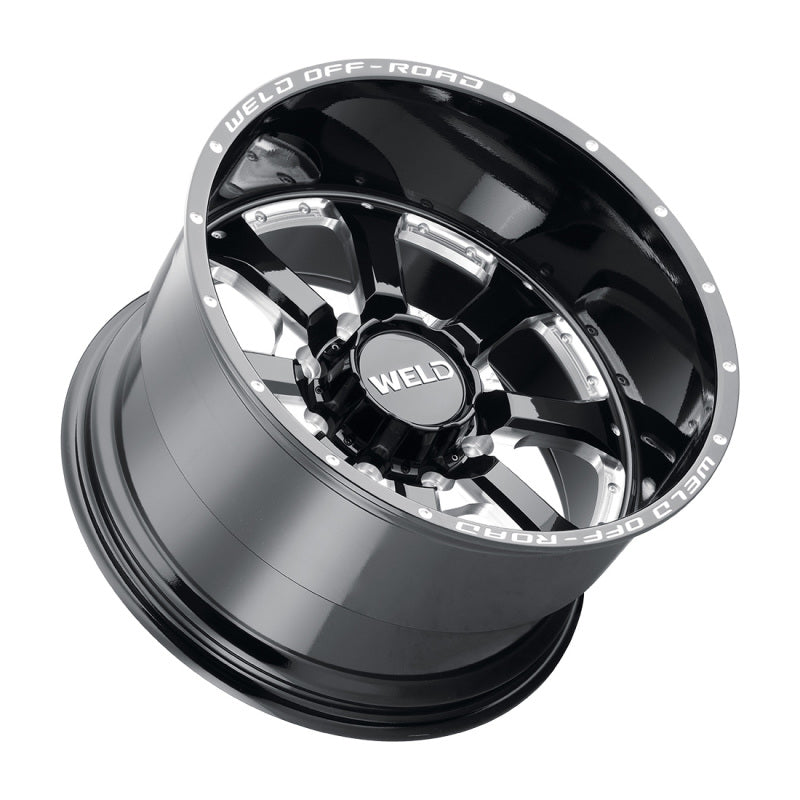 Load image into Gallery viewer, Weld Off-Road W125 20X10 Granada Six 6X139.7 ET-18 BS4.75 Gloss Black MIL 106.1
