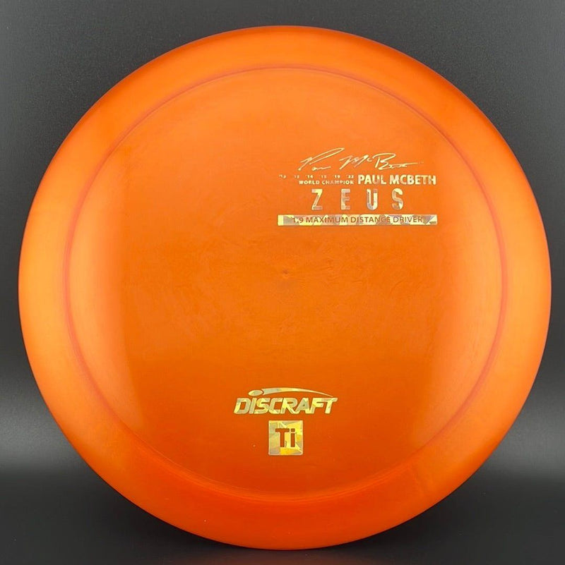 Load image into Gallery viewer, Titanium Zeus - First Run - Paul McBeth Limited Edition

