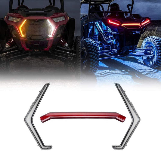 IP67 Front LED Street Legal Light Kits for Polaris RZR 2019-2023