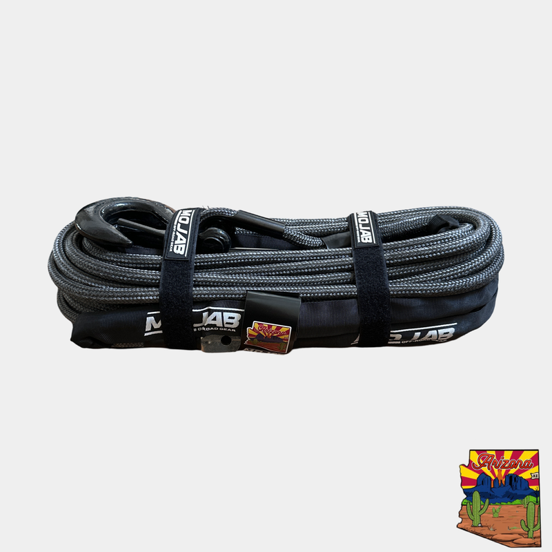 Load image into Gallery viewer, 1/2&#39;&#39; x 78&#39; Double Braided Winch Rope with removeable forged winch hook
