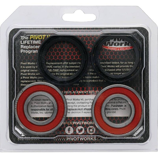 Pivot Works Aprilia, Kawasaki, Triumph Wheel Bearing Kit Premium Bearings
