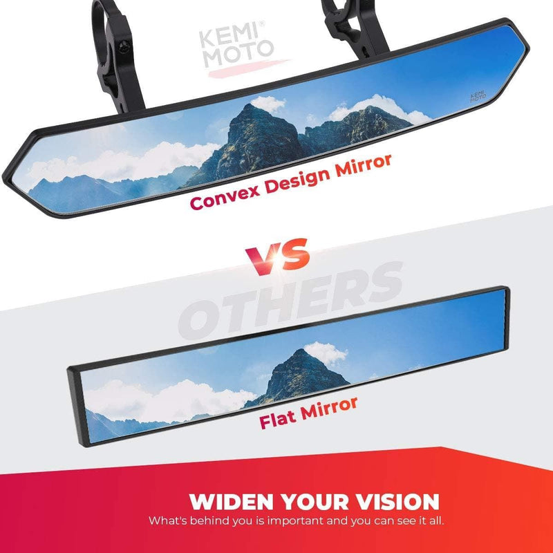 Load image into Gallery viewer, UTV 1.65"-2" Rear View Mirror &amp;1.75"-2" LED Side Mirror
