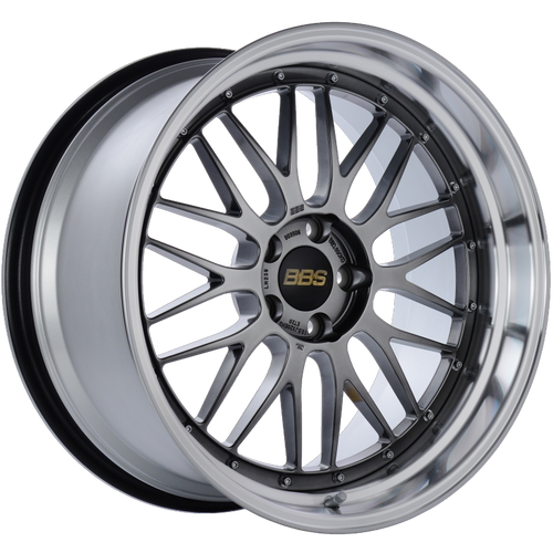 BBS LM 20x10.5 5x114.3 ET20 CB66 Diamond Black Center Diamond Cut Lip Wheel