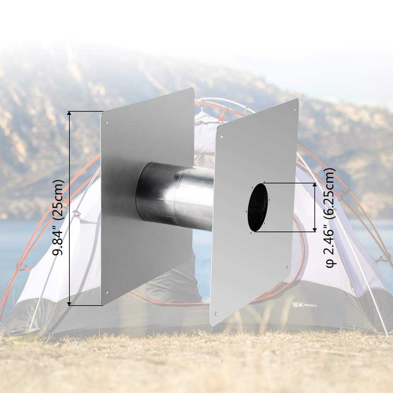 Load image into Gallery viewer, Camplux 2.36&#39;&#39;(60mm) Wall Thimble, Stainless Steel Wall Thimble for Gas Water Heater
