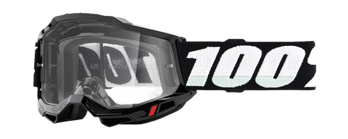 100% Accuri 2 Junior Goggles - Black - Clear 50024-00010
