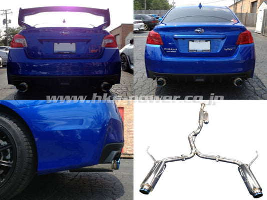 HKS Hi-Power Muffler - Subaru WRX 2015-2016