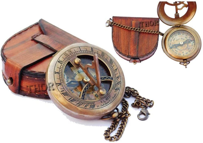 Load image into Gallery viewer, Century Pocket Sundial
