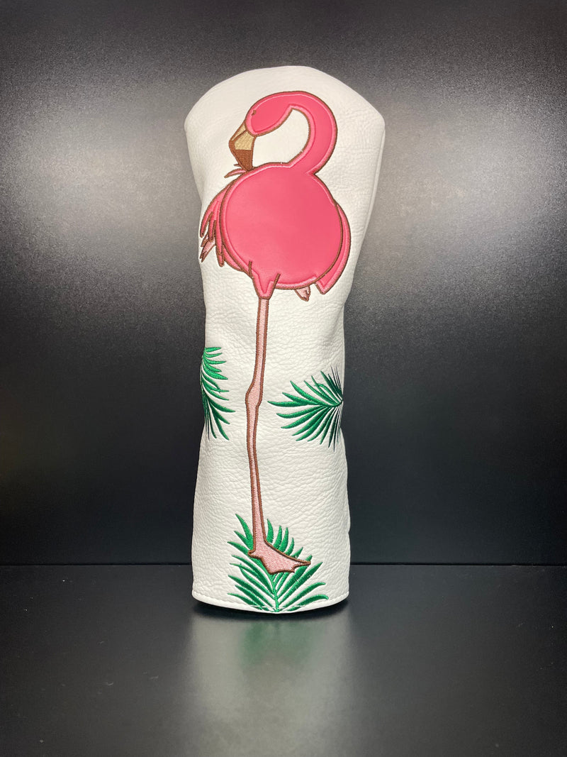 Load image into Gallery viewer, Tropical Flamingos Headcover
