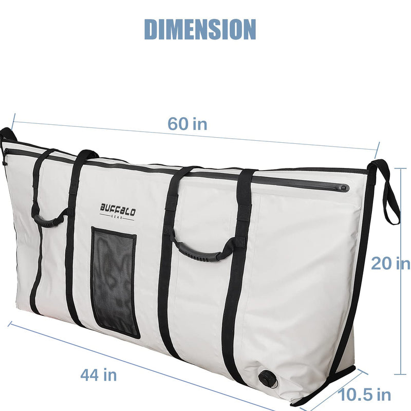 Load image into Gallery viewer, 60x20'' Fish Cooler Bag With YKK Zipper, Flat Bottom
