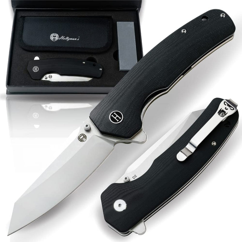 Load image into Gallery viewer, The Clip Point Folding Pocket Knife Giftset for Men and Women (Grey and Red)
