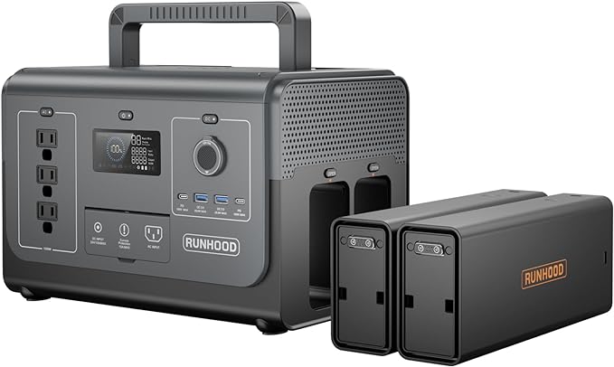 Load image into Gallery viewer, Runhood RALLYE 1200 PRO Power Station + 200W solar panel
