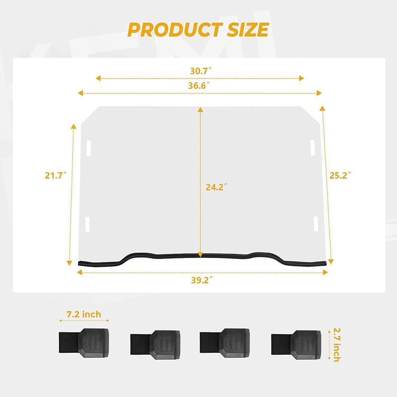Load image into Gallery viewer, Front Full Windshield for Polaris 1000 / XP 1000 / 4 1000 2014-2018
