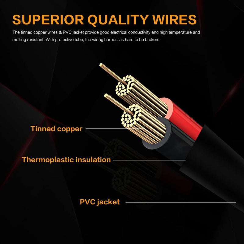 Load image into Gallery viewer, (2 Lead) LED Light Bar Wiring Harness Kit with Fuse Relay ON/Off Switch for LED Off-Road Driving Work Light
