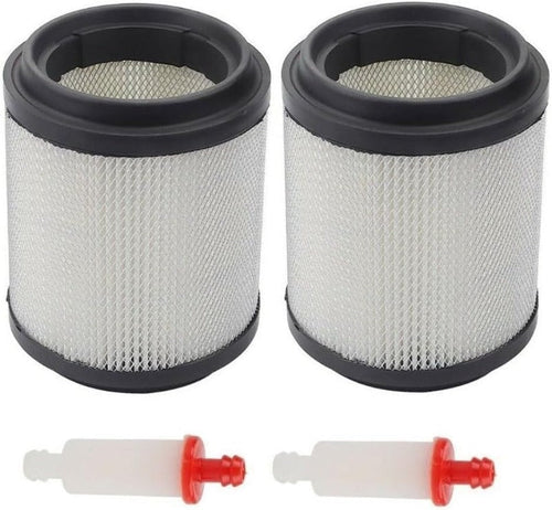 (2 PACK) 7080369 Air Filter For Polaris ATV 350L 400L, Big boss 250 4X4, 300 4x6 with Fuel Filters