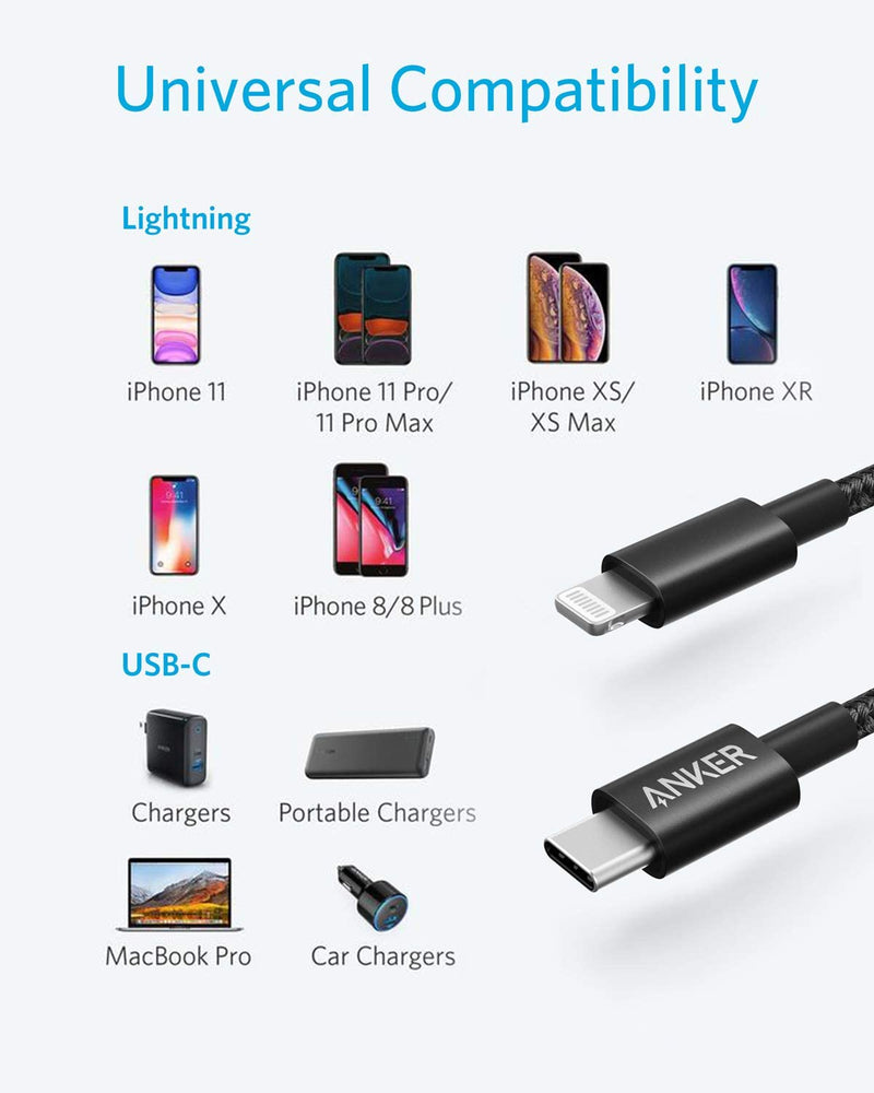Load image into Gallery viewer, Anker <b>331</b> USB-C to Lightning Cable
